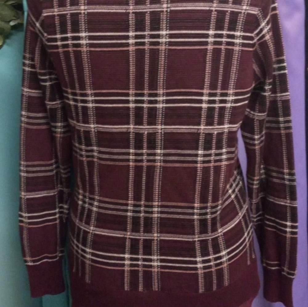 Torrid Pullover Crew Neck Burgundy Sweater - Picture 13 of 13